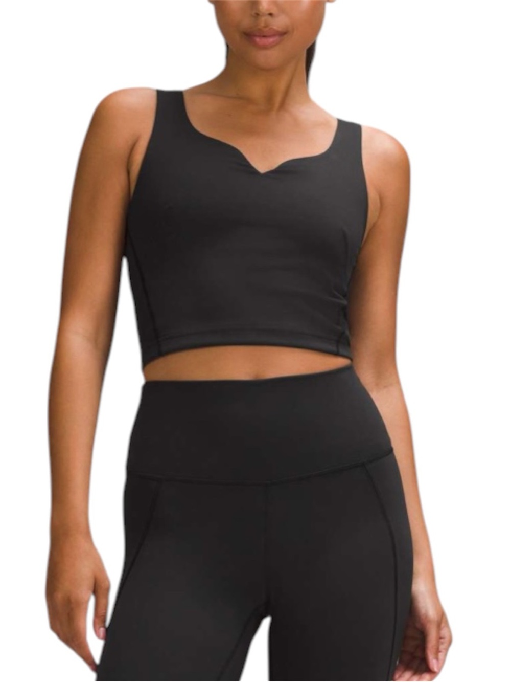 Lululemon Wunder Train Sweetheart Tank Top *Medium Support, B/C Cup Black Size 6